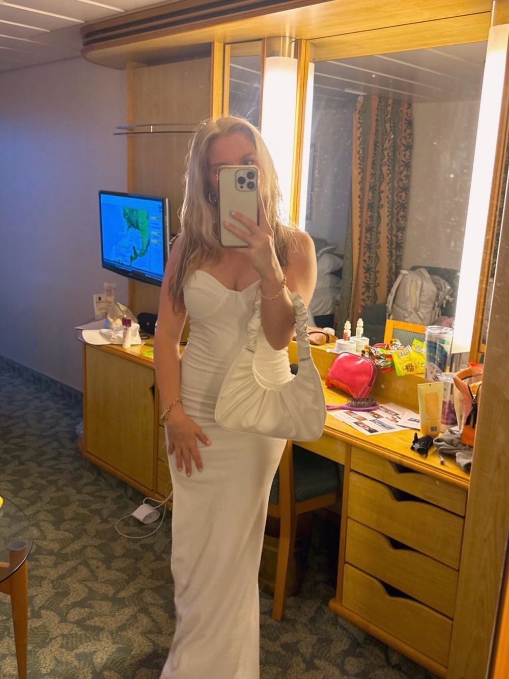 Princess Polly White Maxi Dress